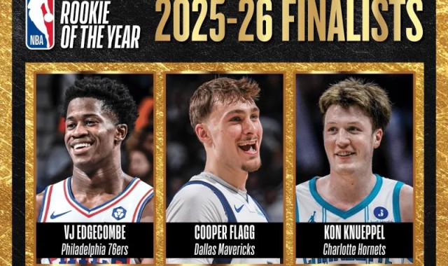 NBA官方：明早7点公布最佳新秀，弗拉格&amp;amp;克尼普尔&amp;amp;VJ候选